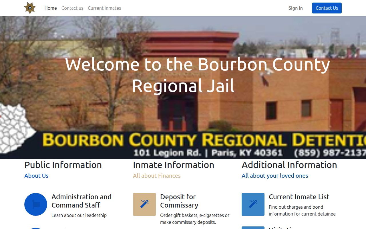 Bourbon detention source for Pendleton County booking records
